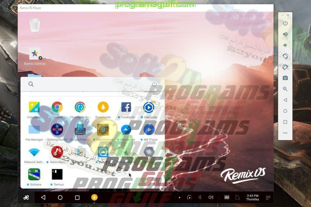 تحميل برنامج Remix OS Player لتشغيل تطبيقات الاندرويد علي جهاز الكمبيوتر