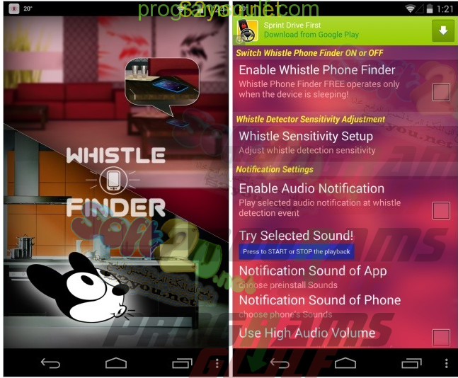 تطبيق Whistle Phone Finder ويستل فون فايندر
