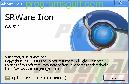  متصفح سيروار ايرون SRWare Iron browser 