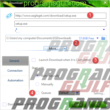 تحميل برنامج ايجل جيت Eagleget Download