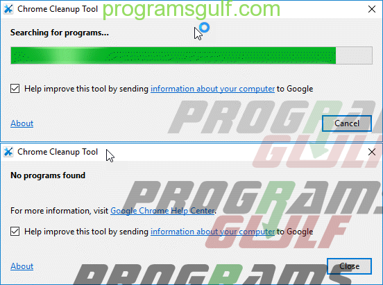 برنامج تنظيف الكروم من البرامج الضارة "Chrome Cleanup Tool"