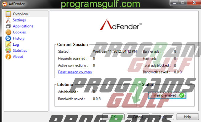 برنامج AdFender 