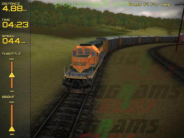 لعبة قيادة القطارات freight train simulator