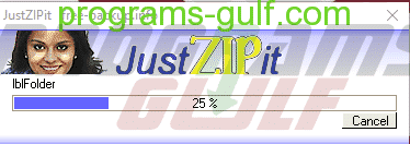 برنامج ضغط الملفات JustZIPit