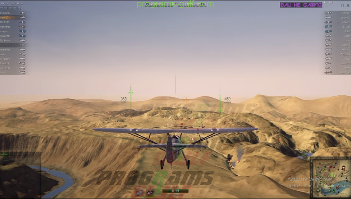 لعبة World of Warplanes 