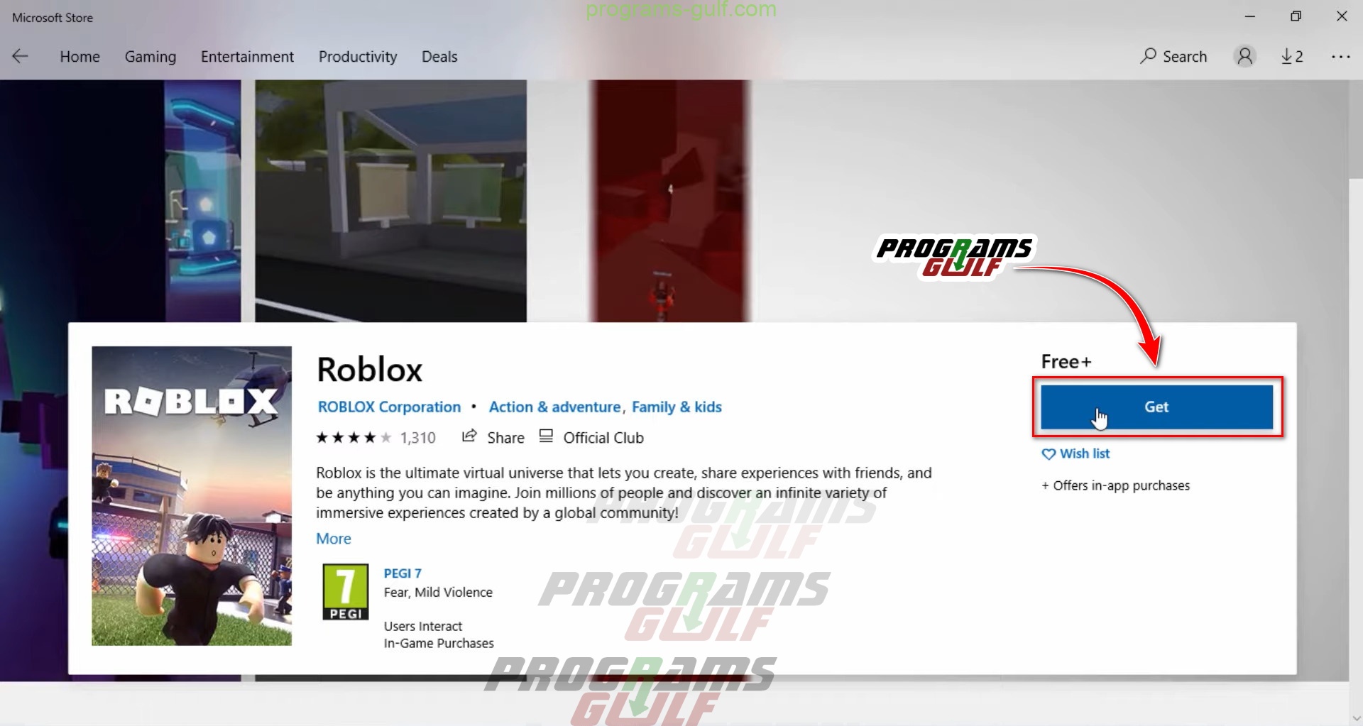تحميل لعبة roblox ويندوز 10